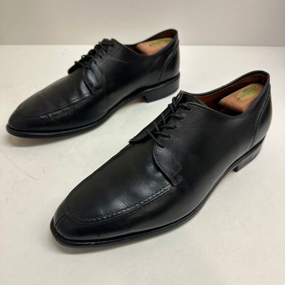 Allen Edmonds LaSalle Split Toe Blucher Dress Shoe Black Calf USA Men's 10 Wide - Picture 5 of 14
